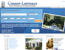 Tablet Screenshot of connerlawrence.com